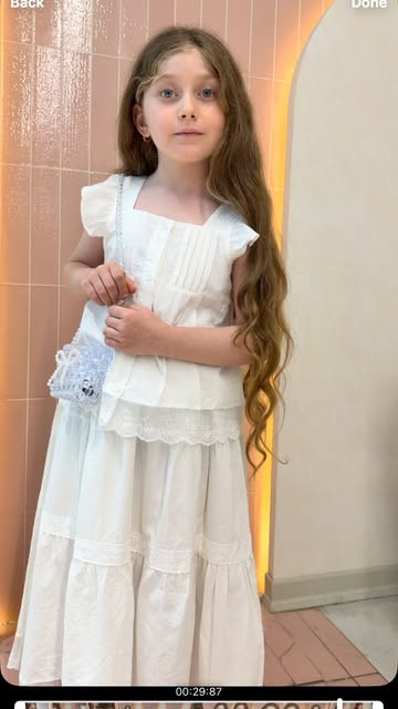 ست تاپ و دامن زنانه سایز ۱۲۰ تا ۱۶۰